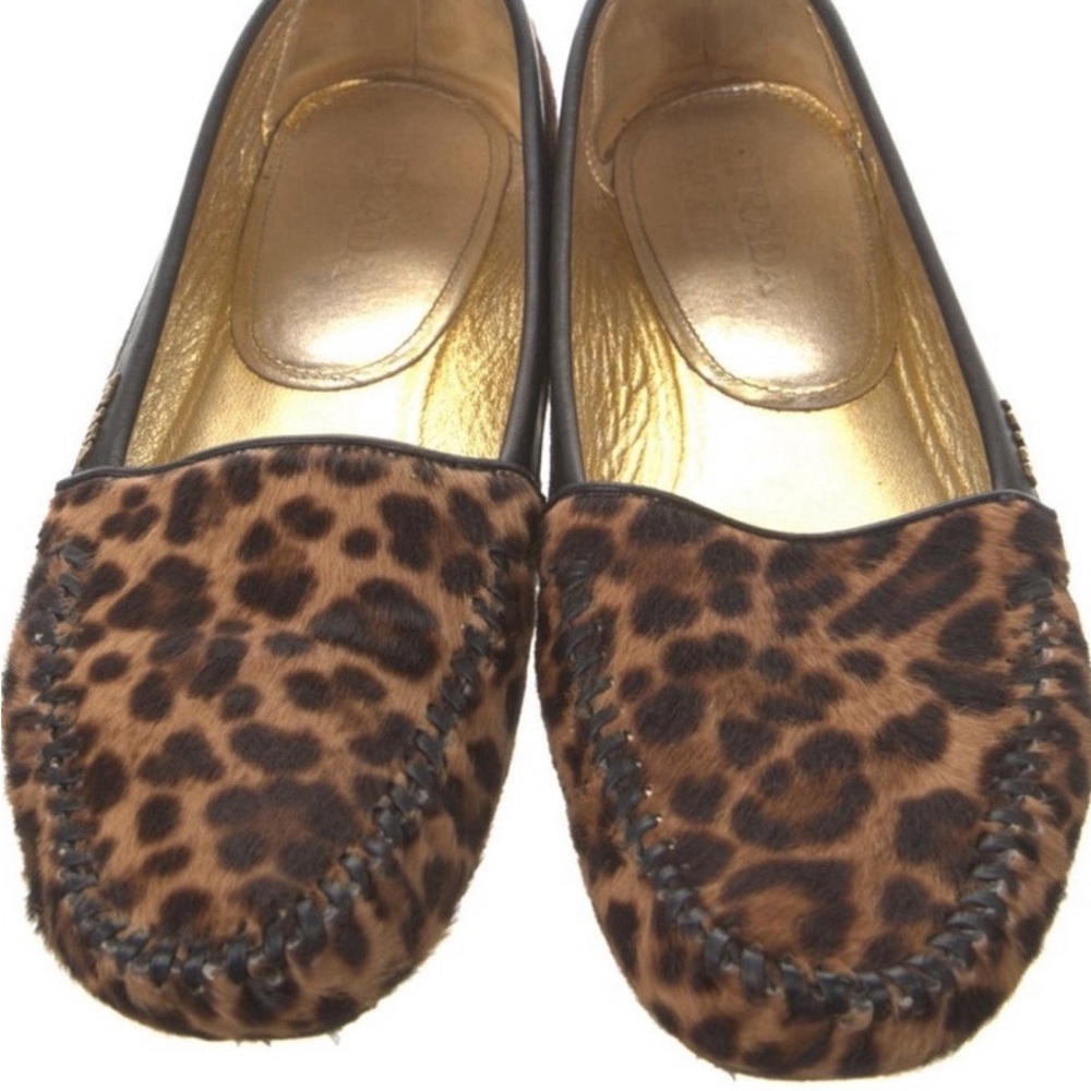 Prada Pony Flats size 40 1/2